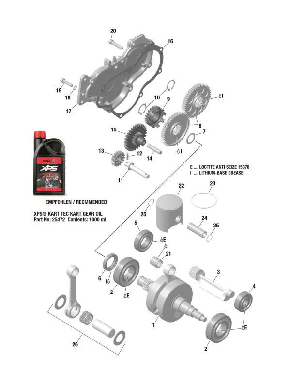 13 | Rotax Water Pump Pinion