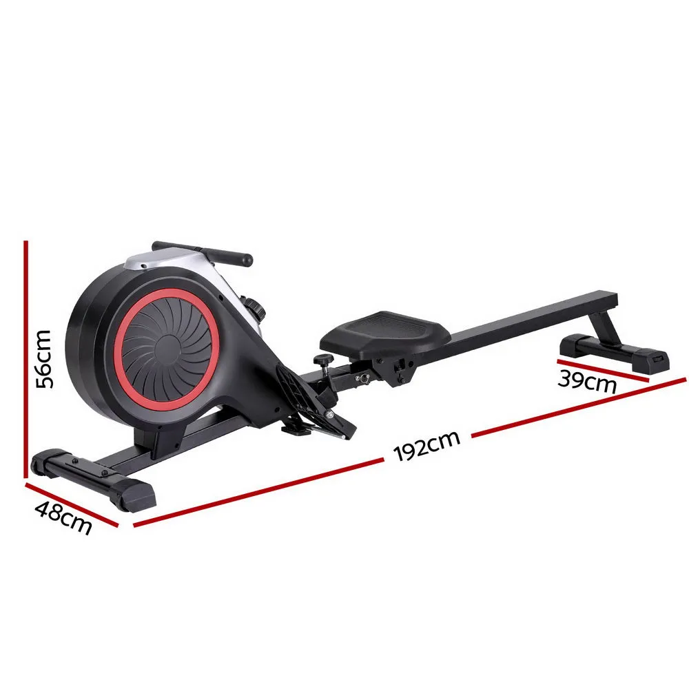 16 Levels Foldable Magnetic Rowing Machine w/ LCD – Everfit