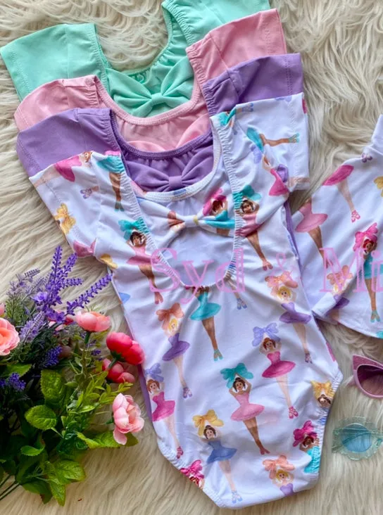 2 left! 3T & 7/8yr ~ Twirl Skort ~ Bows & Ballerinas