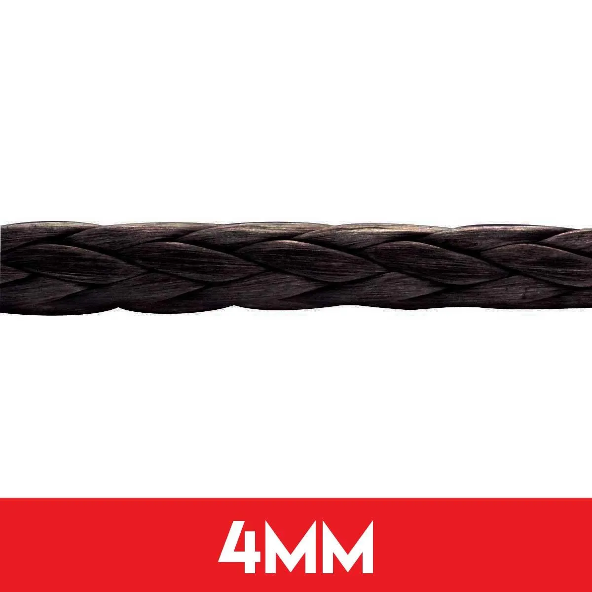 4mm Dyneema SK78 Rope Rig 12 - Black