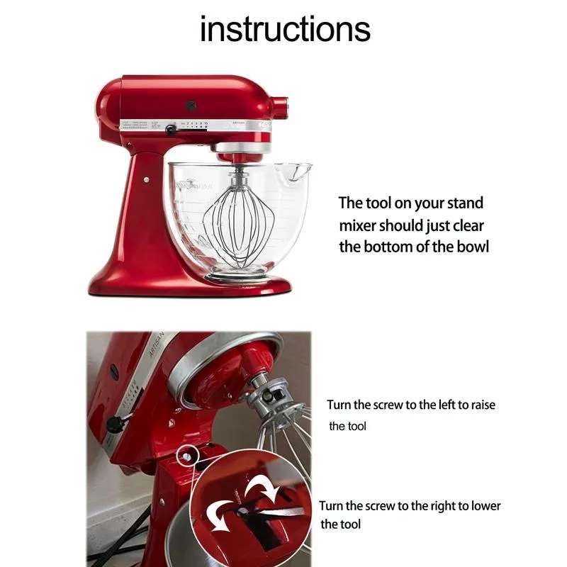 6Qt Stainless Steel Mixer Head For Kitchenaid Stand Mixer