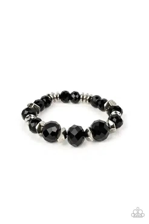 Astral Auras Black Bracelet - Paparazzi Accessories