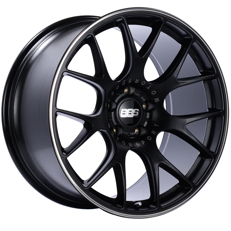 BBS CH-R 20x10.5 5x115 ET25 CB71.4 Satin Black Polished Rim Protector Wheel