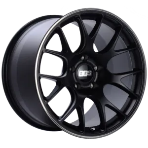 BBS CH-R 20x12 CL ET44 CB84 Satin Black Polished Rim Protector Wheel