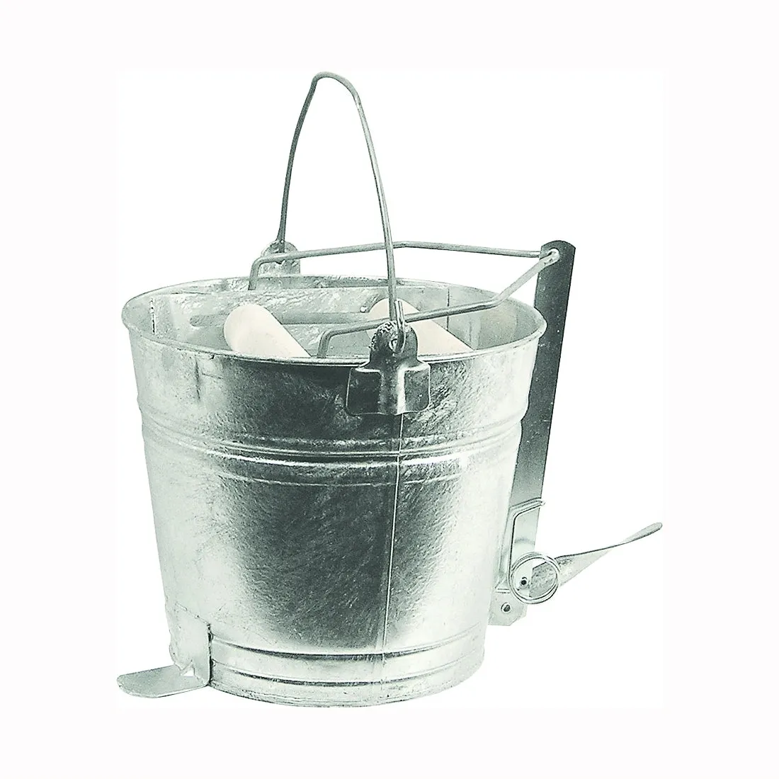 Behrens 412W Mop Pail, 12 qt Capacity, Galvanized Steel Bucket/Pail