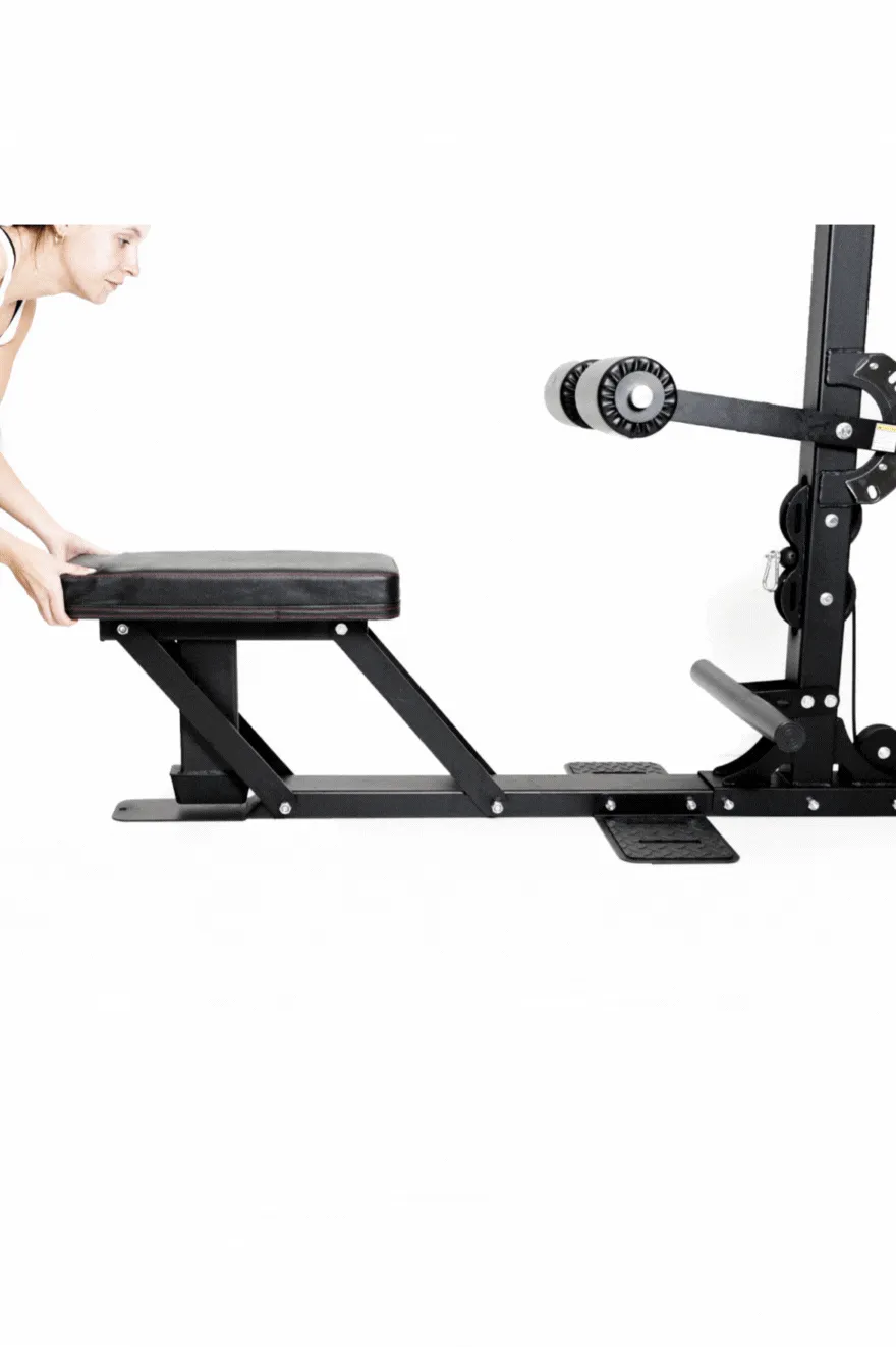 Body Iron Commercial 110kg Lat Pull Down / Low Row Machine