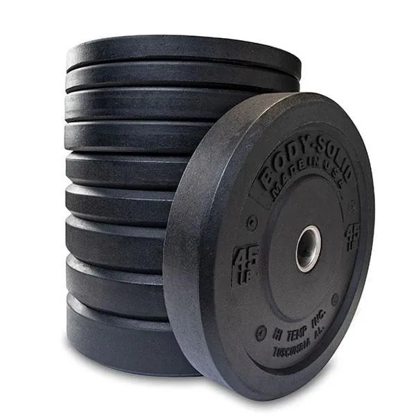 Body Solid 260 lb Hi-Temp Bumper Plate Set