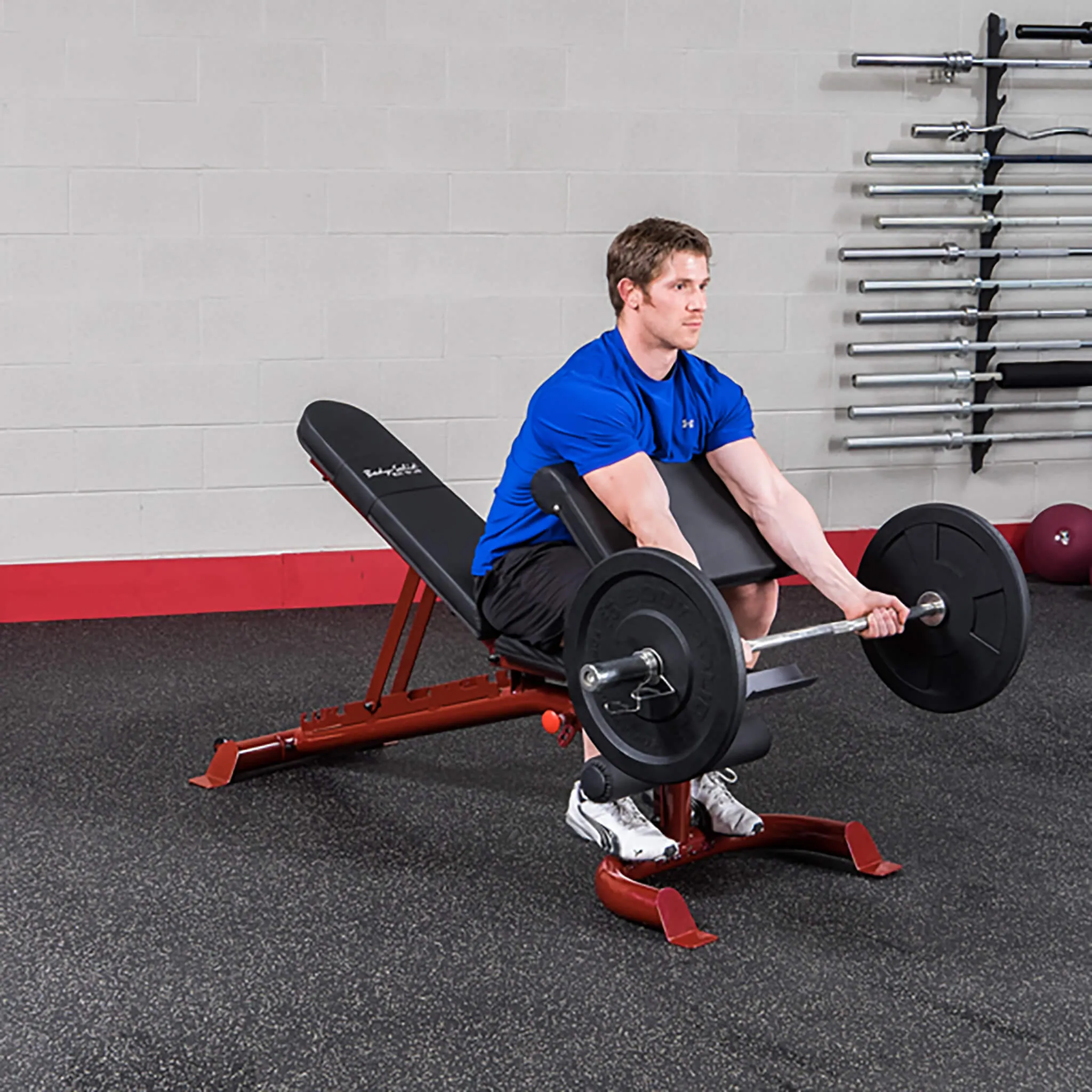 Body Solid GFID100B Leverage Flat Incline Decline Bench