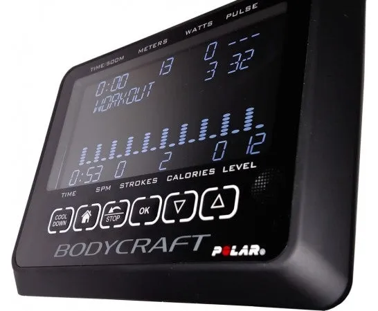 BodyCraft VR500 Pro Folding Air/Magnetic Programmable Rower