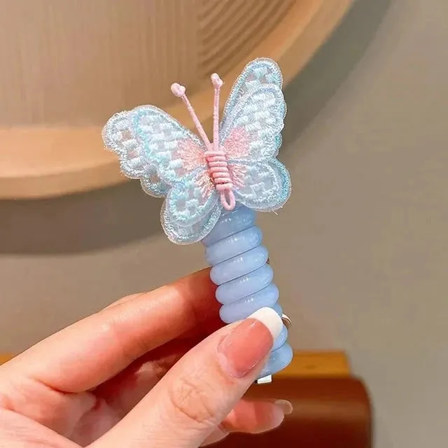 Butterfly Telephone Wire Hair Bands