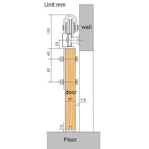 Customized Barn Sliding Hardware