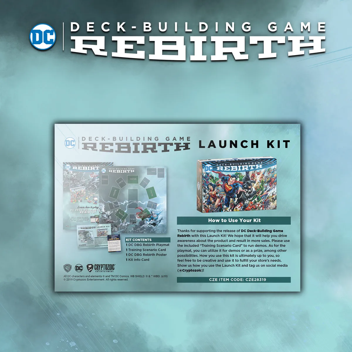 DC Deck-Building Game: Rebirth Promotional Kit