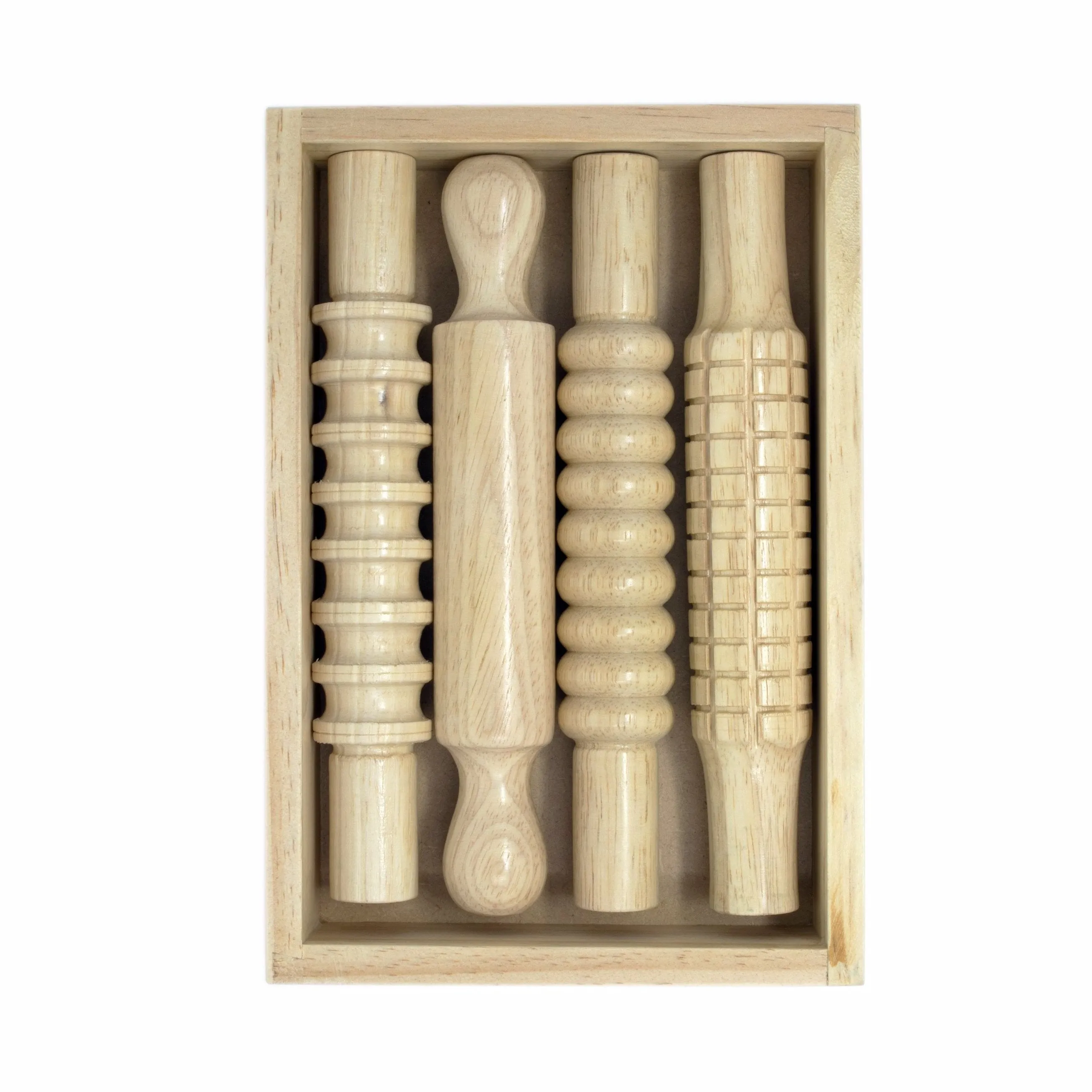 Designer Rolling pin craft Set (4 Pcs)