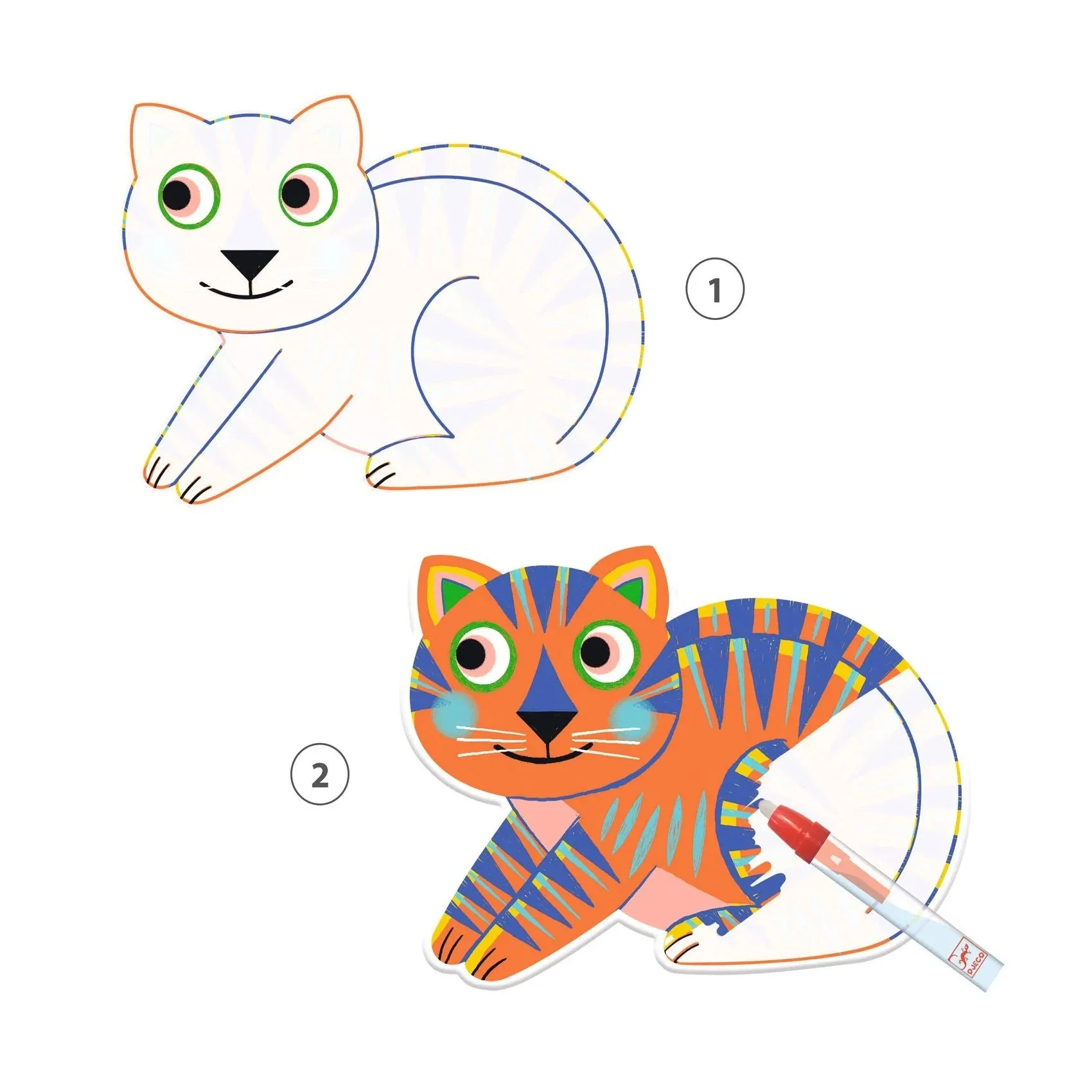 Djeco Paint with Water - Animalo-Ma