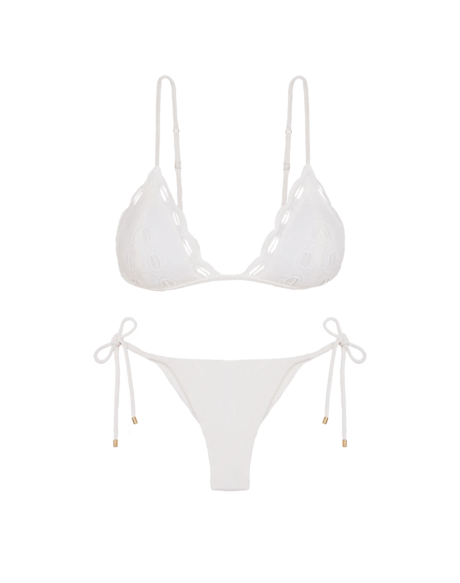 Firenze Tie Side Bottom - White