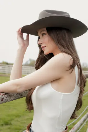 Flea Style Rider Charcoal Gray Western Hat