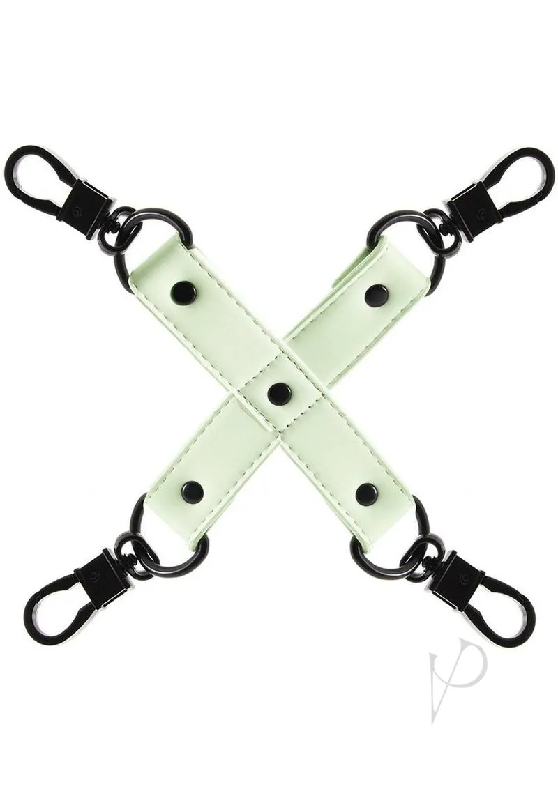 Glo Bondage Hog Tie Green