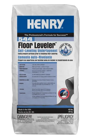 Henry® 544 Floor Leveler™ 40 lbs Gray (40 lbs, Gray)