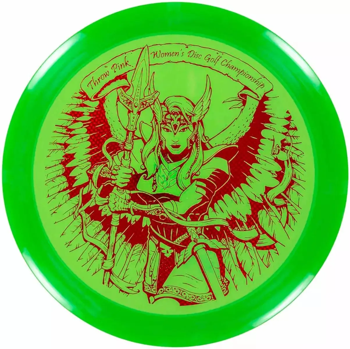 Innova Champion Valkyrie Disc - Throw Pink Women's Disc Golf Championship Warrior Stamp