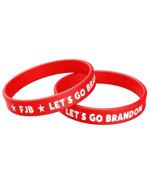Let's Go Brandon - FJB Wristband - Red