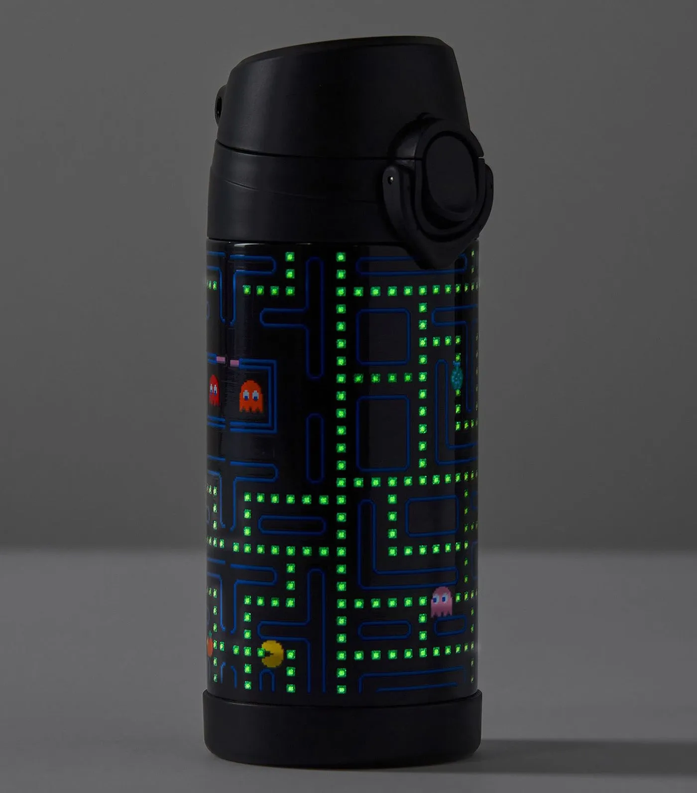 Mackenzie PAC-MAN™ Glow-in-the-Dark Water Bottle