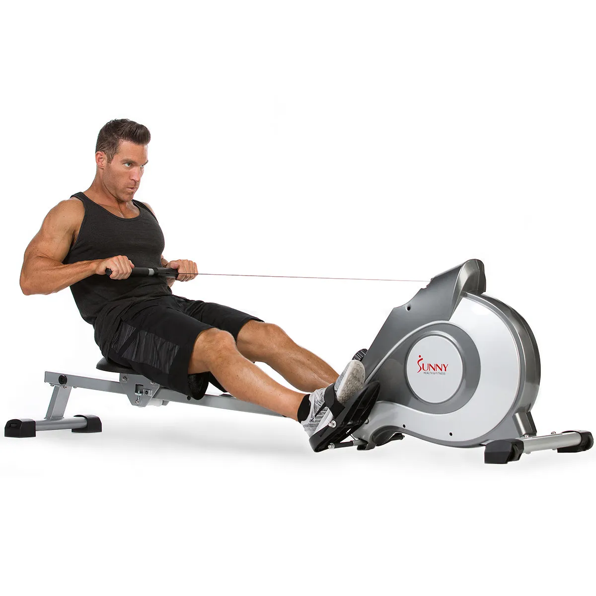 Magnetic Rowing Machine w/ LCD Monitor