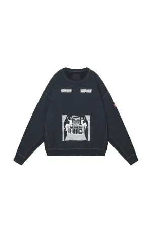 OVERDYE MD MACHINES CREW NECK