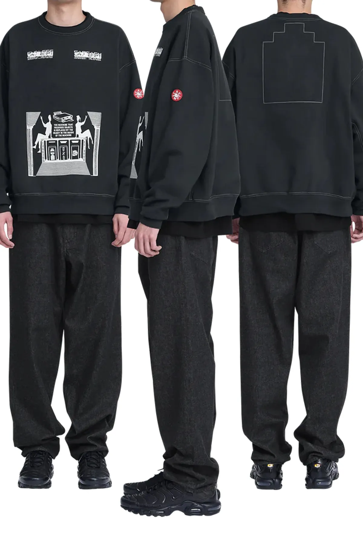OVERDYE MD MACHINES CREW NECK