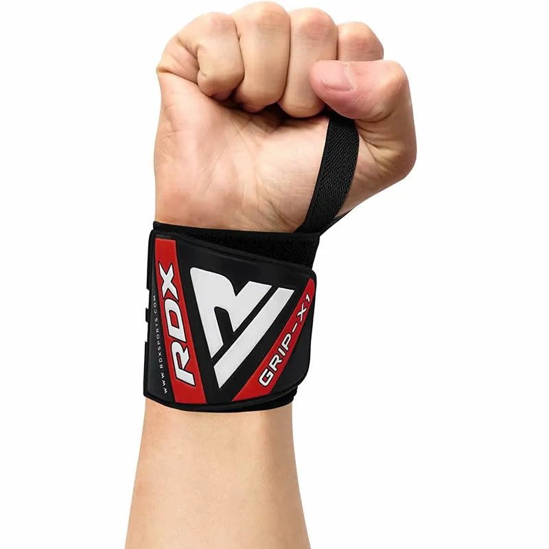 RDX W3 IPL USPA Approved Powerlifting Wrist Support Wraps with Thumb Loops OEKO-TEX Standard 100 certified