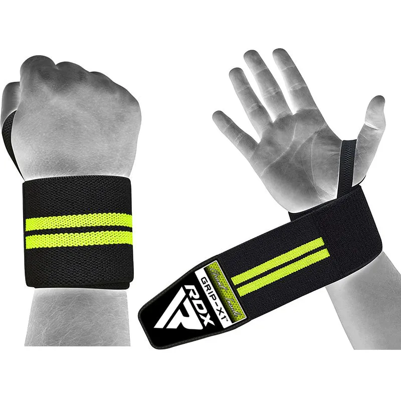 RDX W3 IPL USPA Approved Powerlifting Wrist Support Wraps with Thumb Loops OEKO-TEX Standard 100 certified