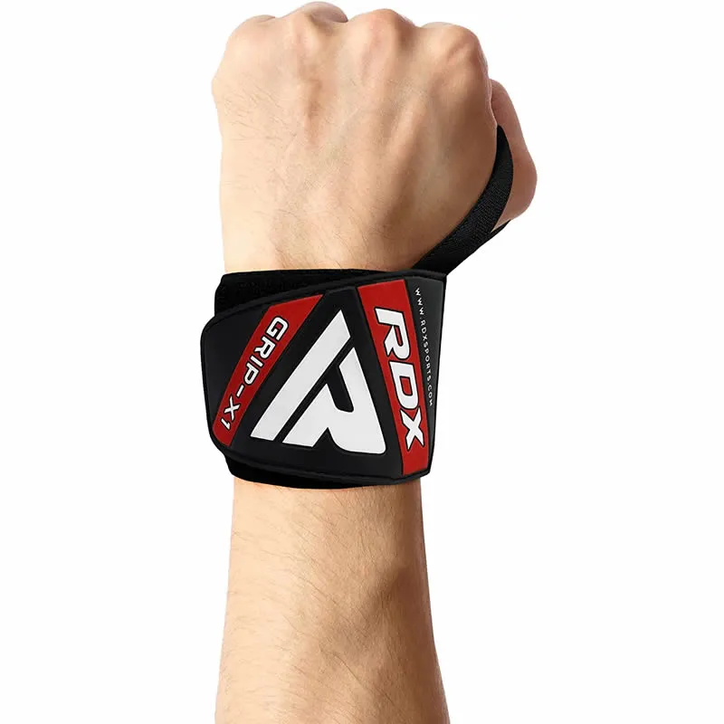 RDX W3 IPL USPA Approved Powerlifting Wrist Support Wraps with Thumb Loops OEKO-TEX Standard 100 certified