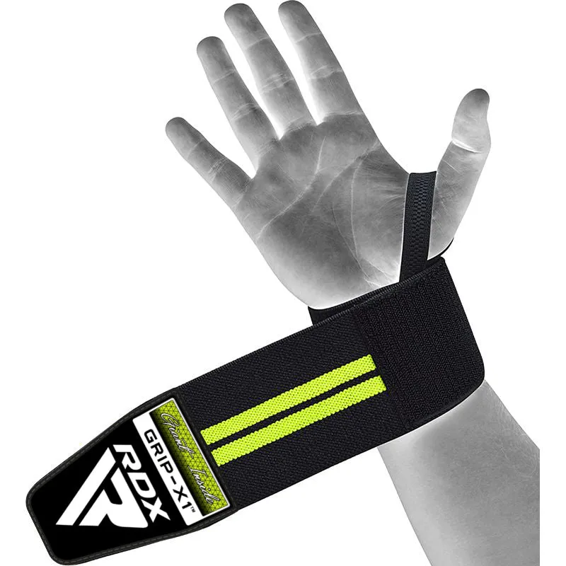 RDX W3 IPL USPA Approved Powerlifting Wrist Support Wraps with Thumb Loops OEKO-TEX Standard 100 certified