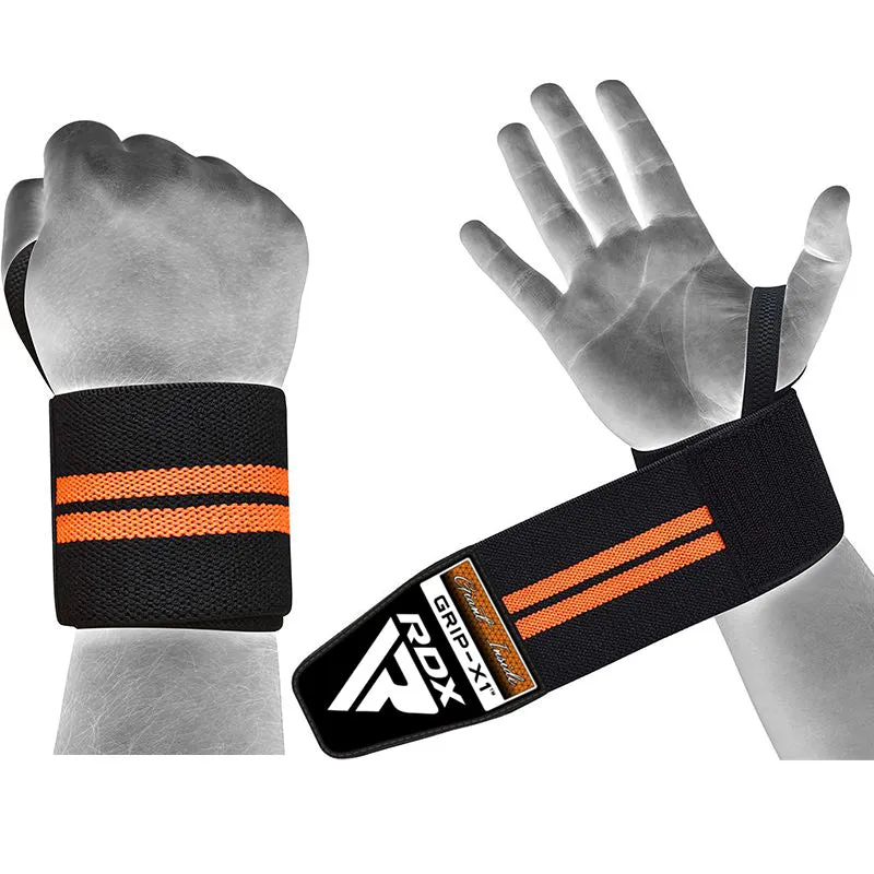 RDX W3 IPL USPA Approved Powerlifting Wrist Support Wraps with Thumb Loops OEKO-TEX Standard 100 certified