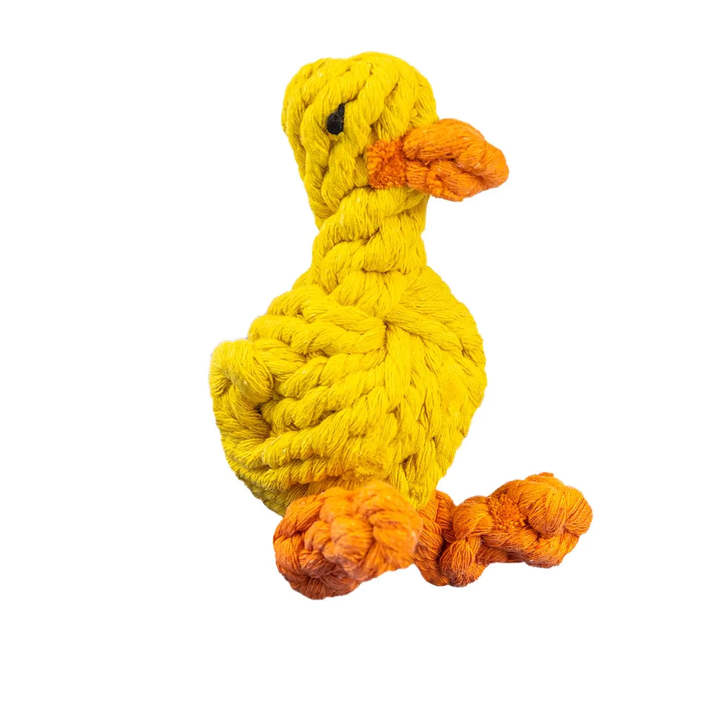 Rope Dog Toys, Fun Chewing, Teething & Training Toys, 100% Cotton - Little Duck