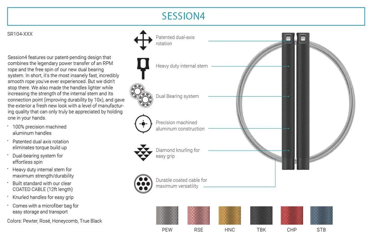 RPM Training Comp4 speed rope