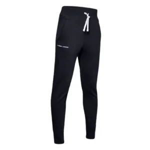 Under Armour Rival Jogger Kids-Boys Training Pant Black / White