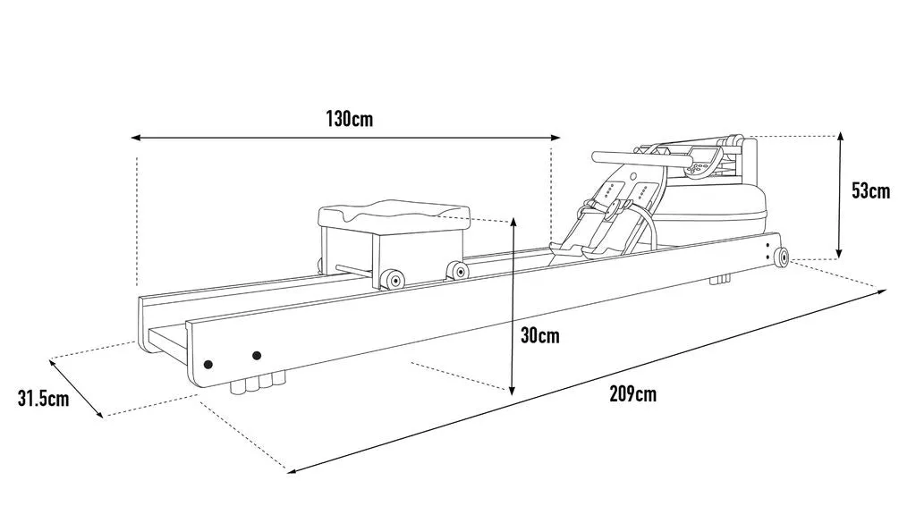 WaterRower Oak Wood