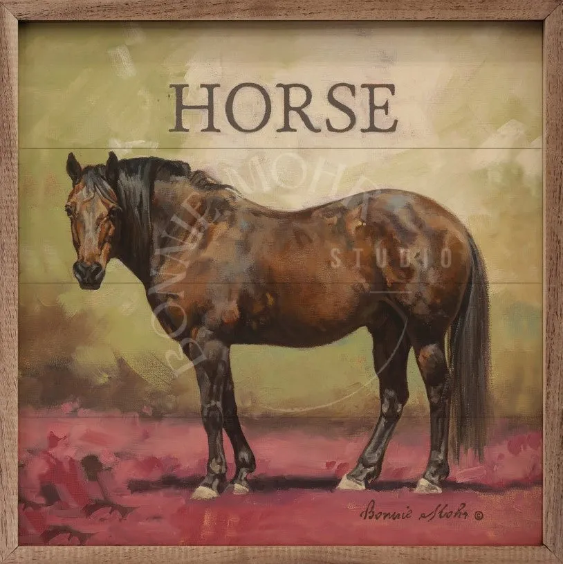 Wood Art - Farm Animal Series - Henry The Horse