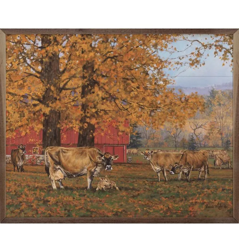 Wood Art - October Blessings